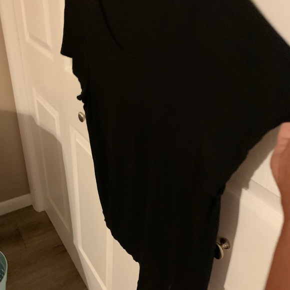 Cable & Gauge Womens Tie Hem Top, Large, Like New - Picture 3 of 13